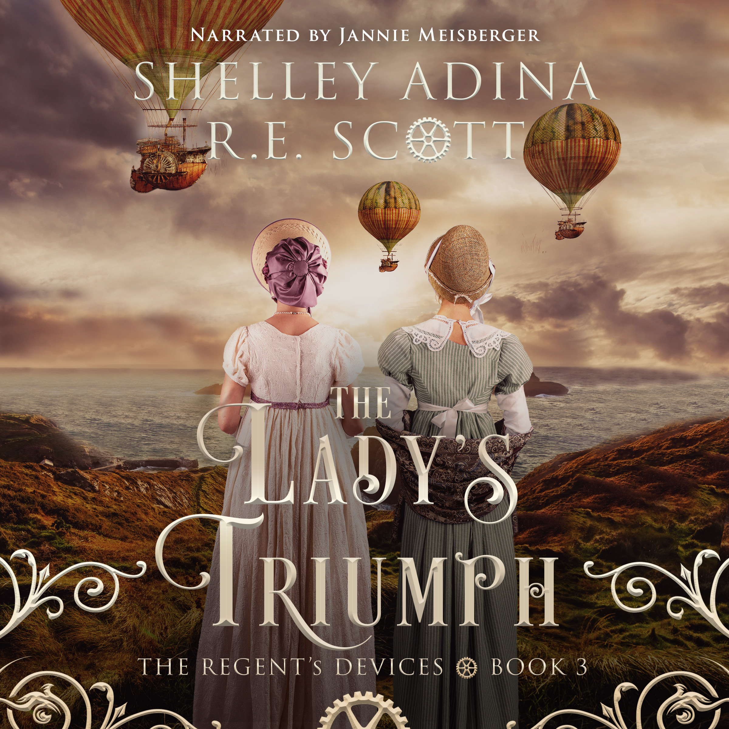audio book for The Lady's Triumph, book 3 in the Regent's Devices series by Shelley Adina and R.E. Scott
